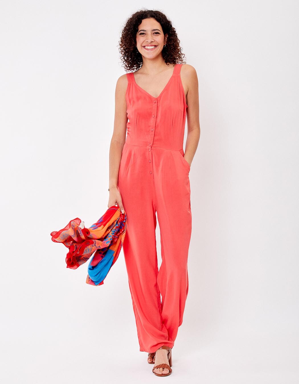 Fluid jumpsuit femme La Fiancée