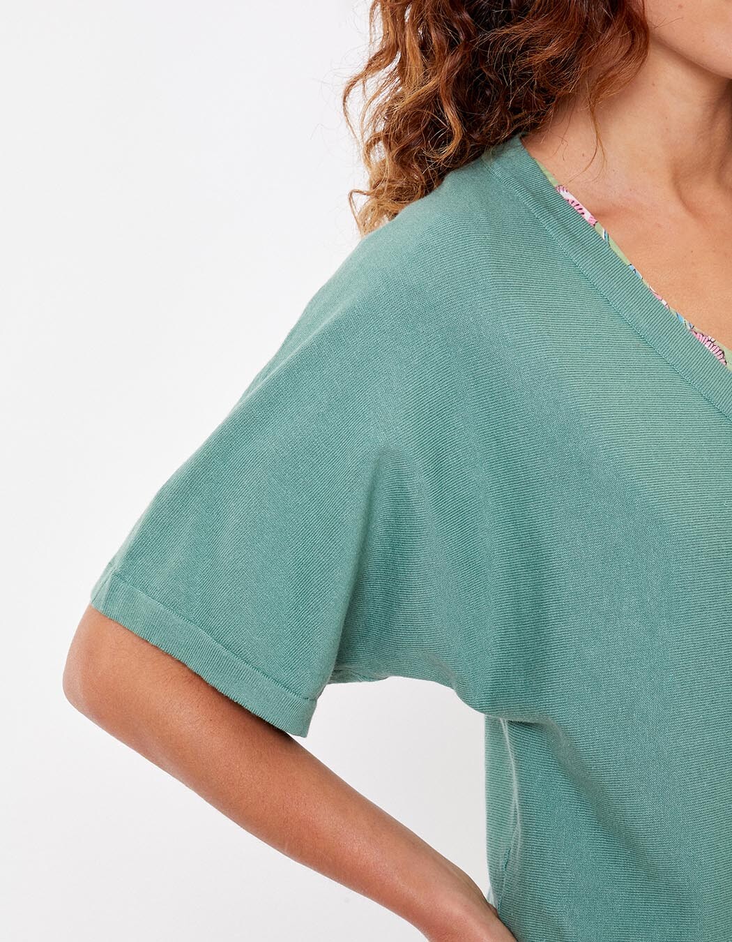 Short-sleeved knit cardigan femme La Fiancée