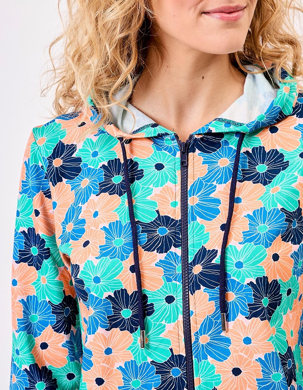 Printed organic cotton sweatshirt femme La Fiancée