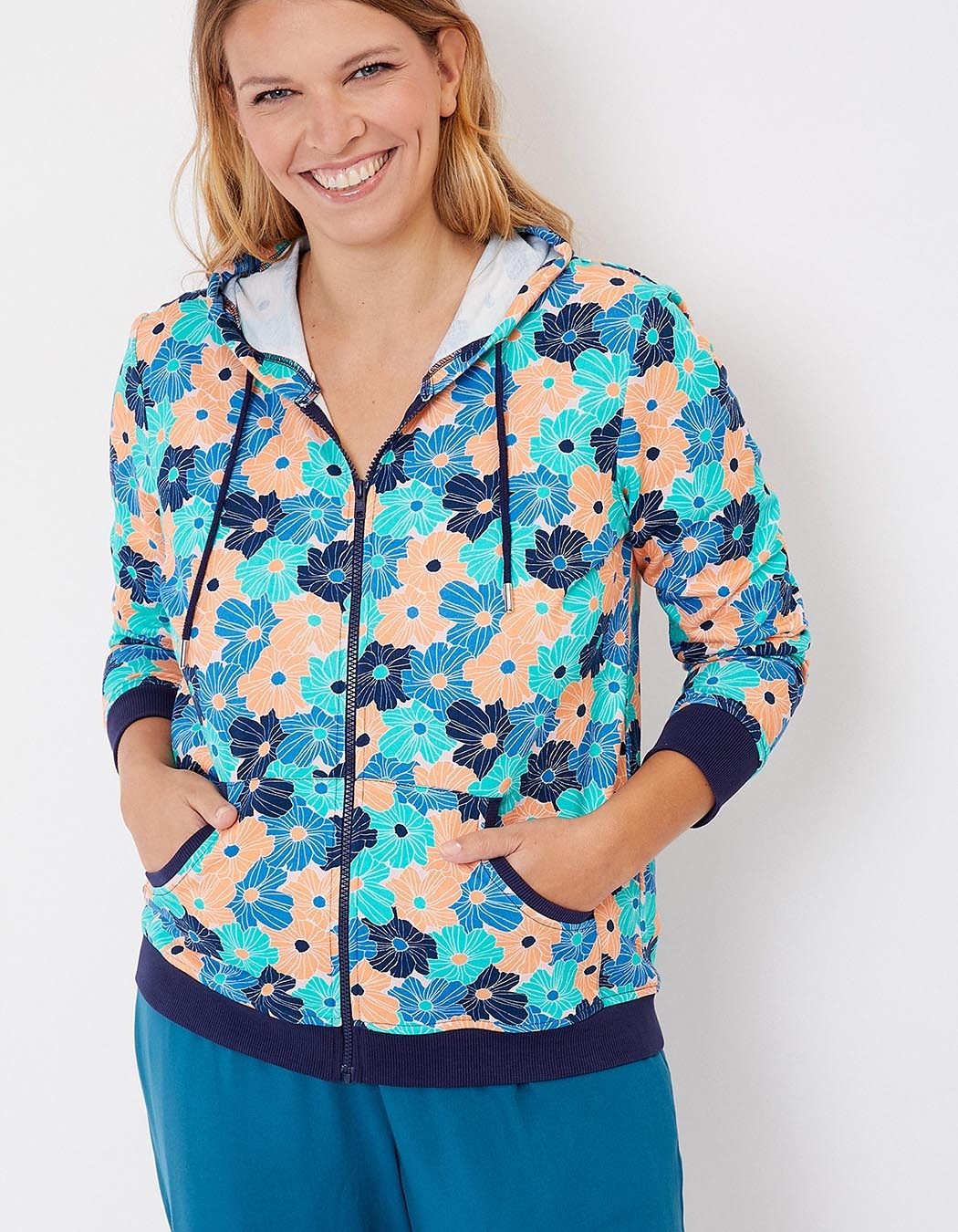 Printed organic cotton sweatshirt femme La Fiancée