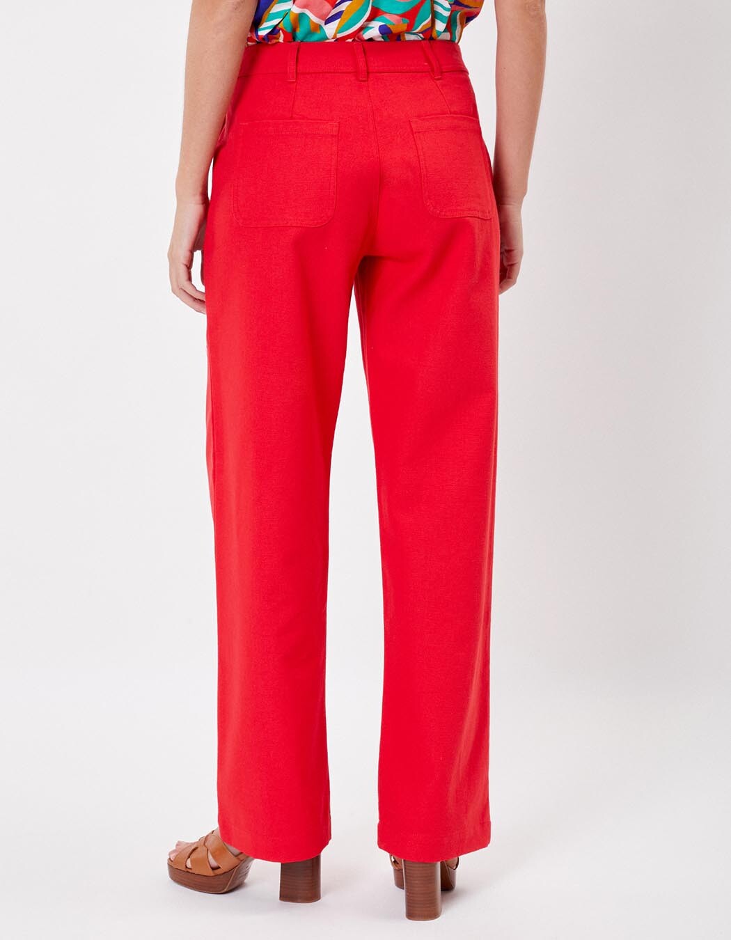 Straight thick cotton pants femme La Fianc&eacute;e