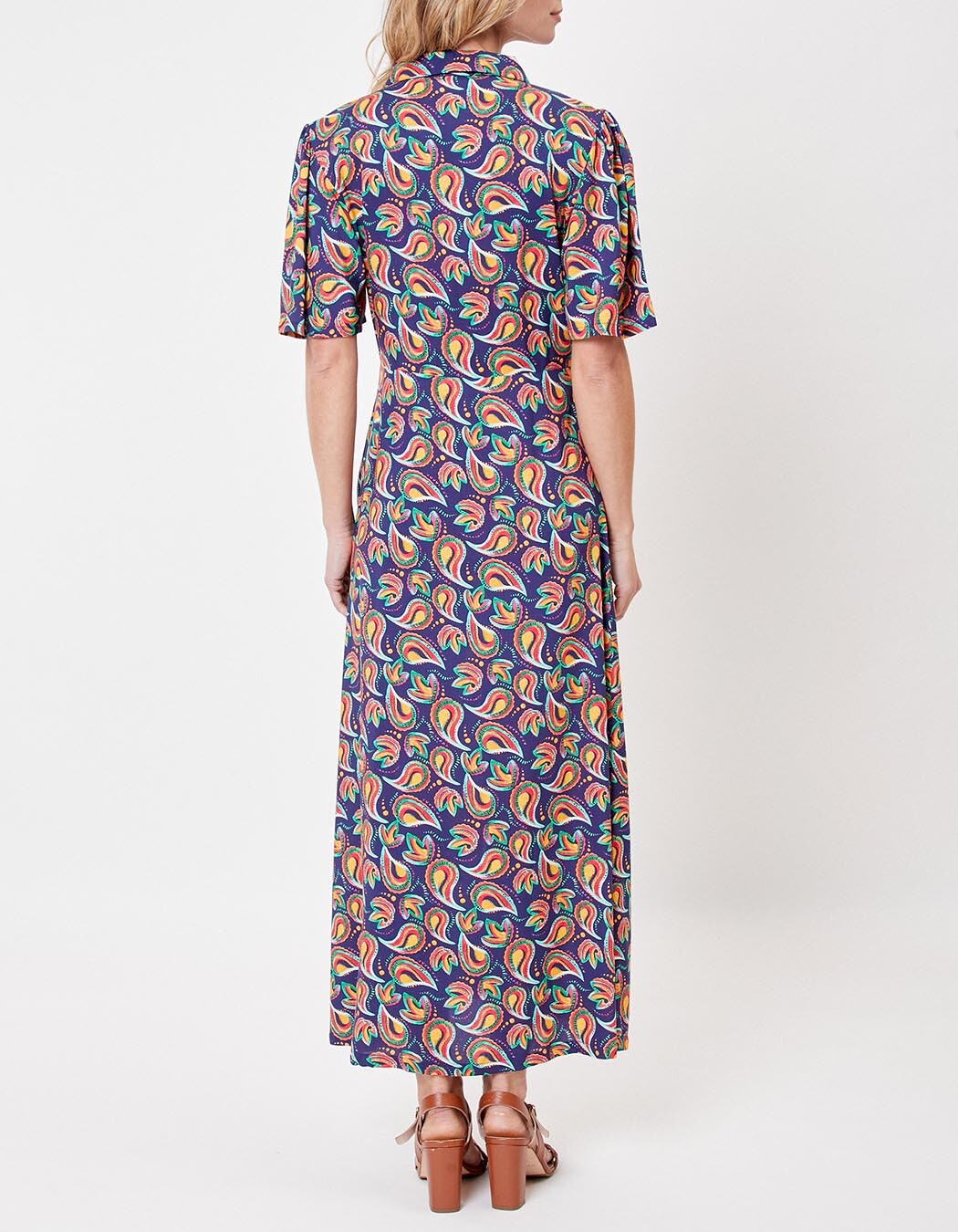 Long fluid shirt dress femme La Fiancée