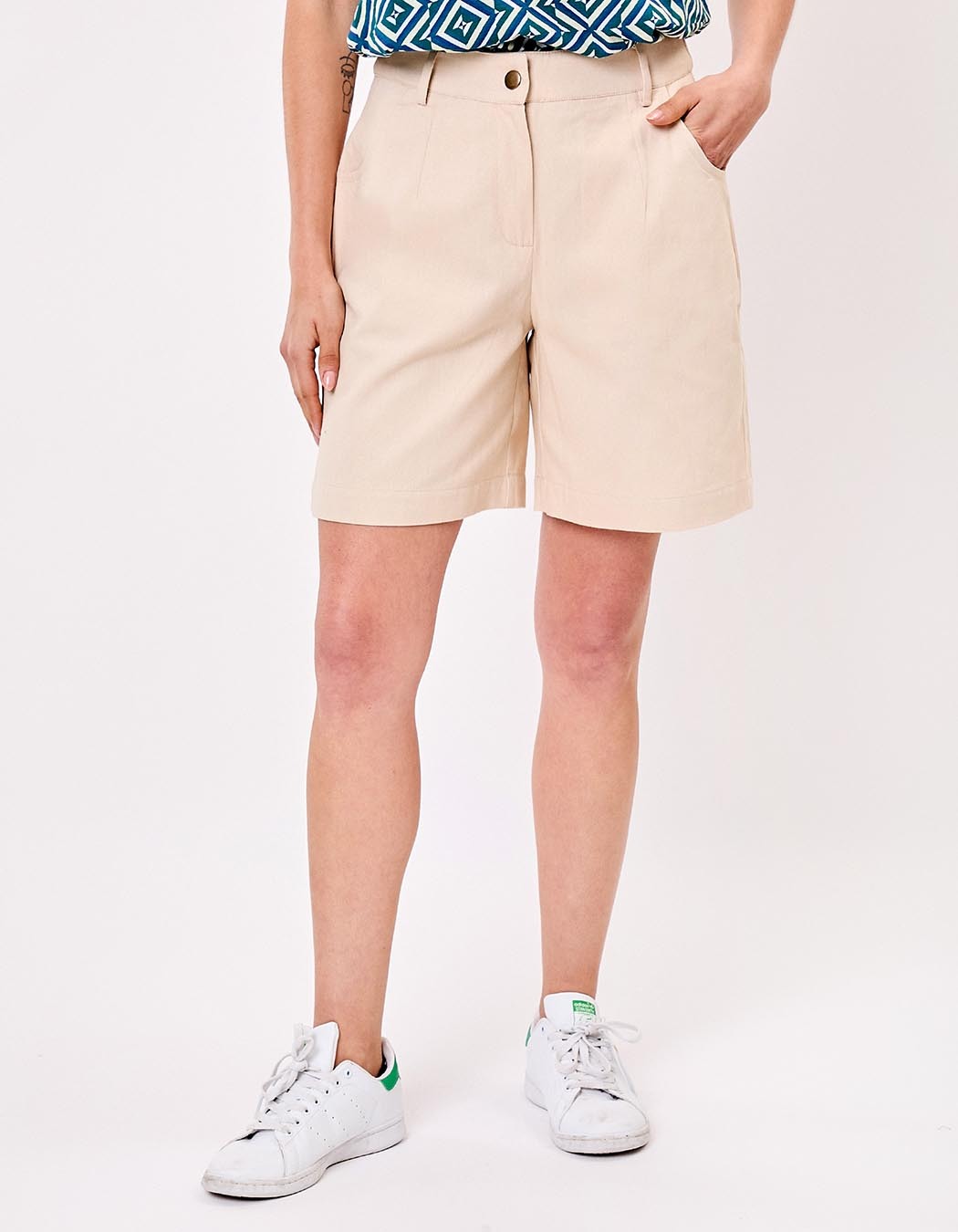 Cotton bermuda shorts femme La Fianc&eacute;e