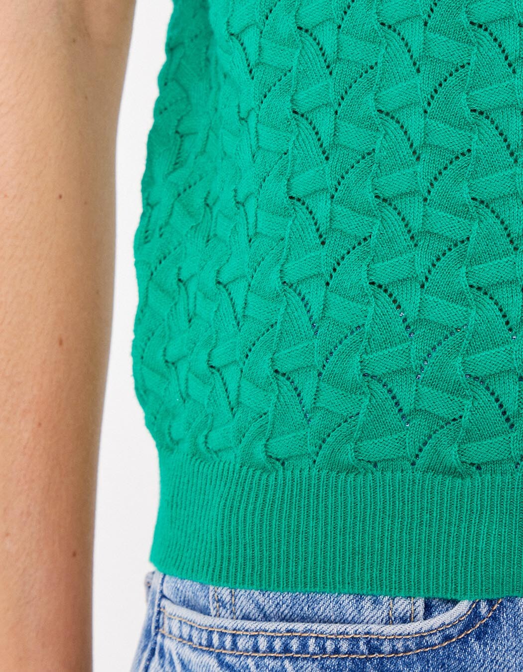 Fancy knit tank top femme La Fianc&eacute;e