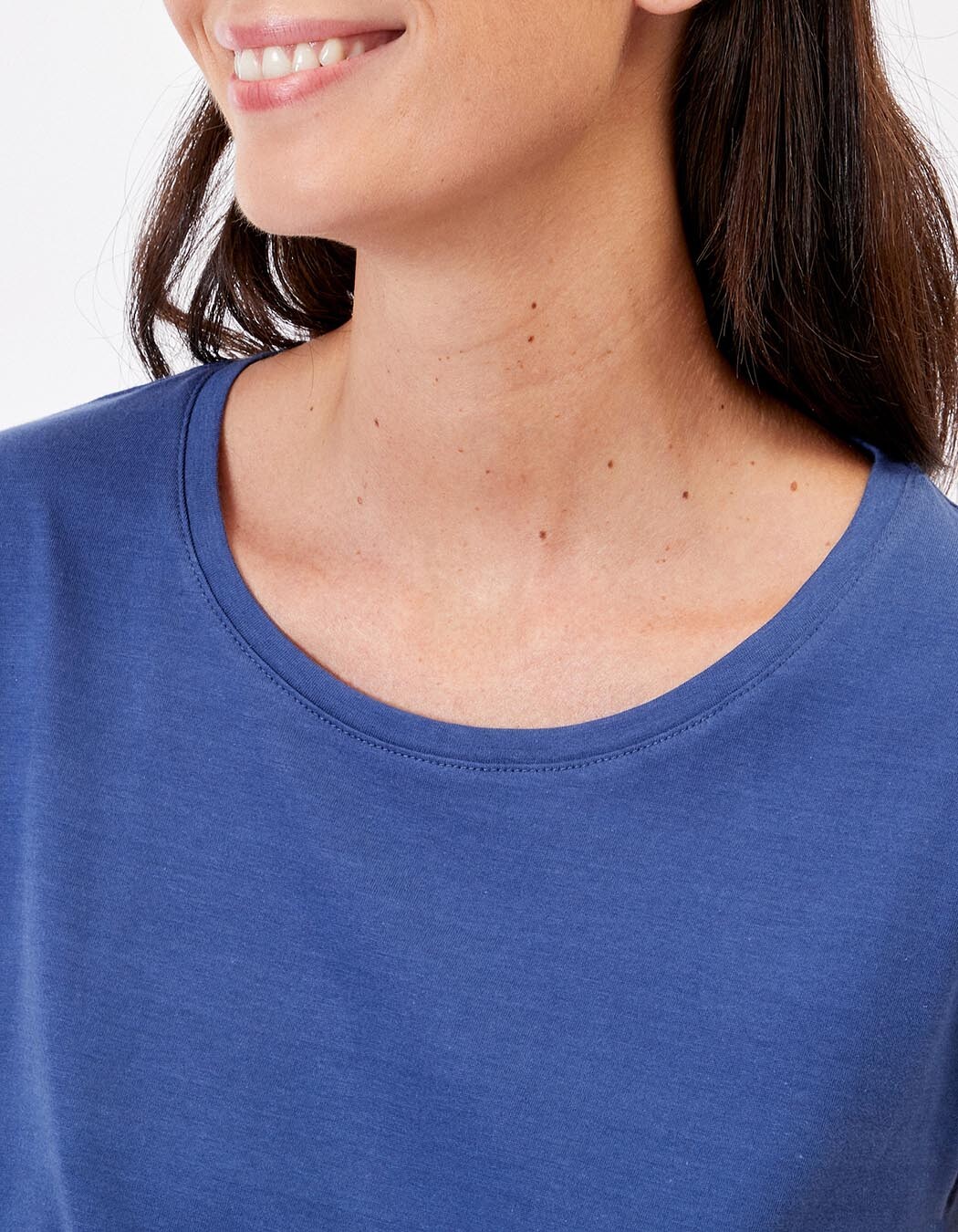 Organic cotton lace t-shirt femme La Fiancée