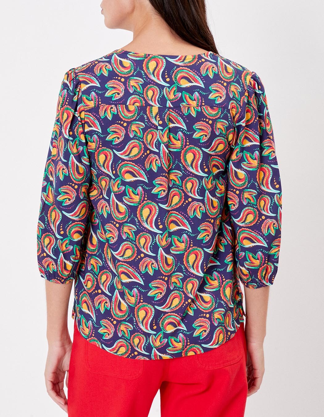 Fluid 3/4-sleeve top femme La Fianc&eacute;e