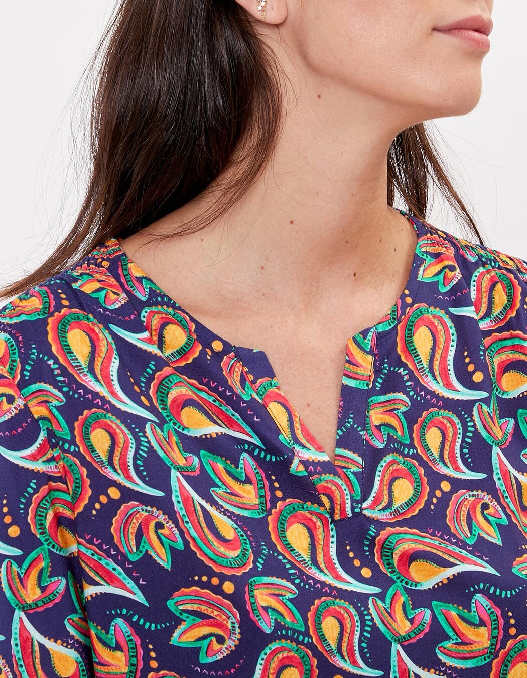 Fluid 3/4-sleeve top femme La Fianc&eacute;e