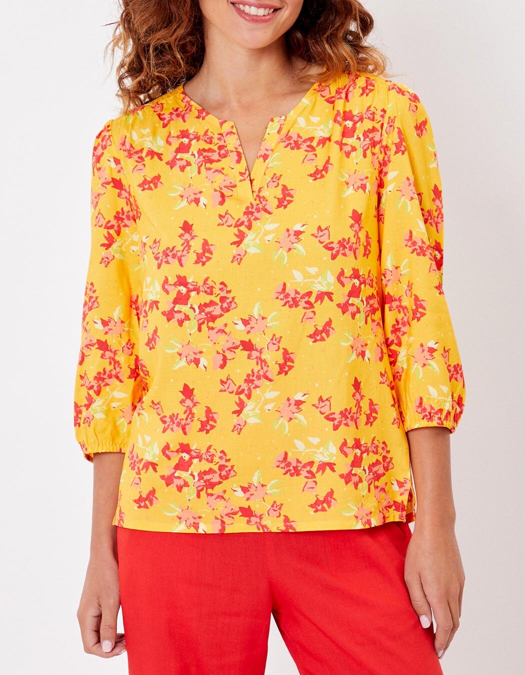 Fluid 3/4-sleeve top femme La Fianc&eacute;e