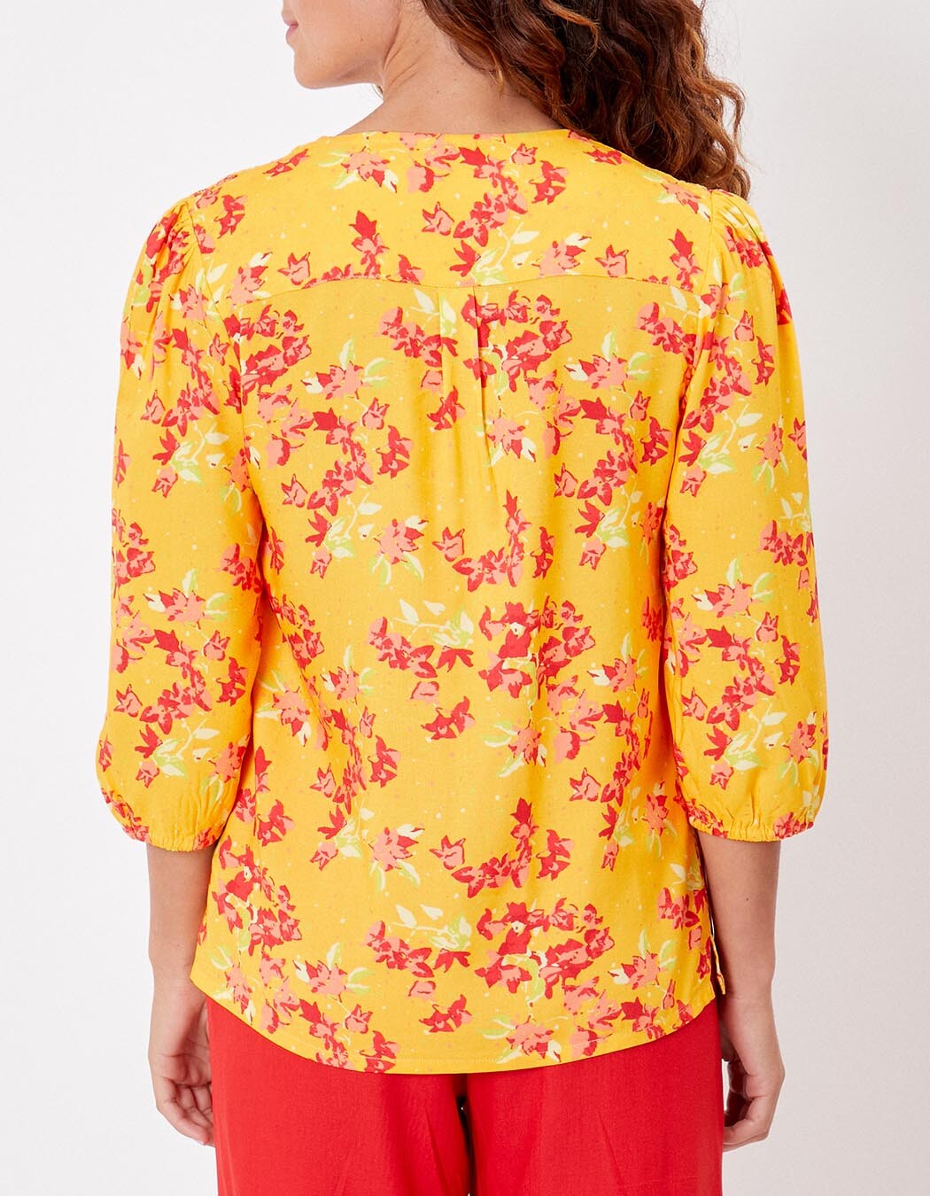Fluid 3/4-sleeve top femme La Fianc&eacute;e