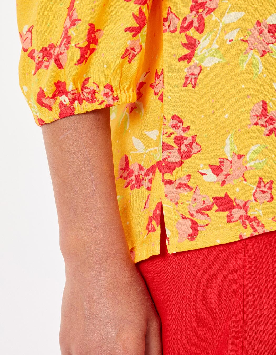 Fluid 3/4-sleeve top femme La Fianc&eacute;e