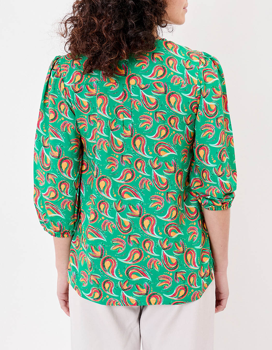 Fluid 3/4-sleeve top femme La Fianc&eacute;e
