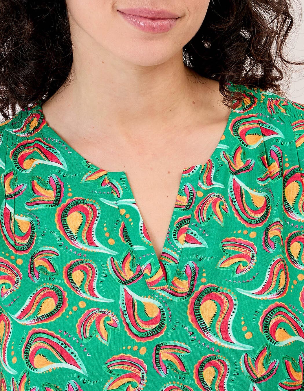 Fluid 3/4-sleeve top femme La Fianc&eacute;e