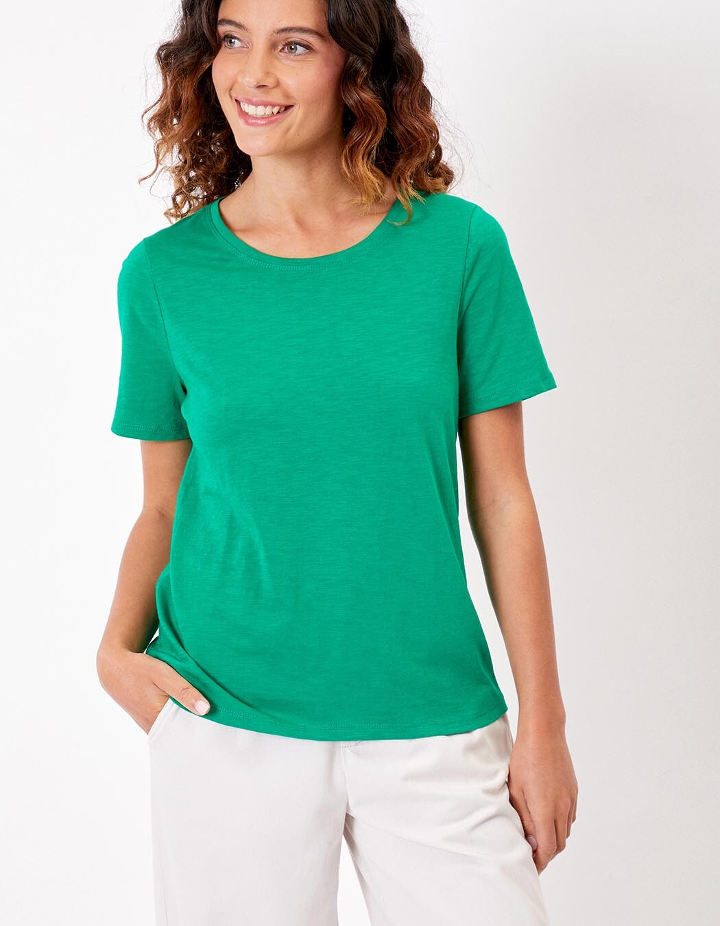 Organic cotton slub t-shirt femme La Fiancée