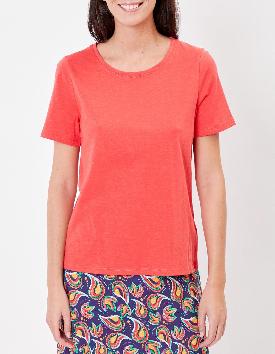 Organic cotton slub t-shirt femme La Fiancée