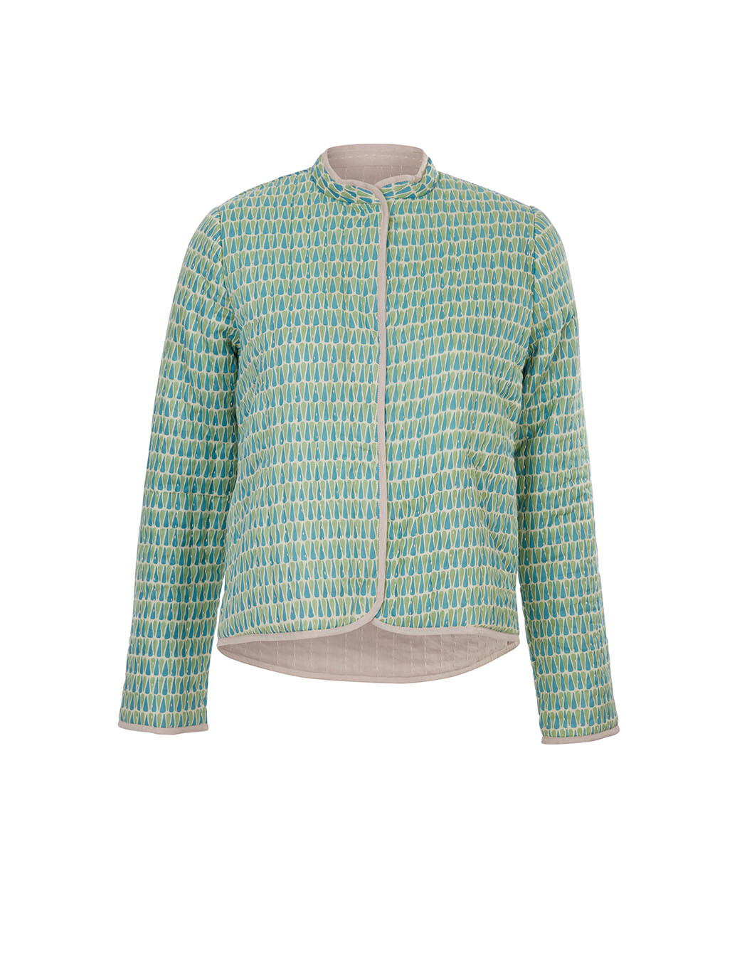Lined quilted organic cotton jacket femme La Fiancée
