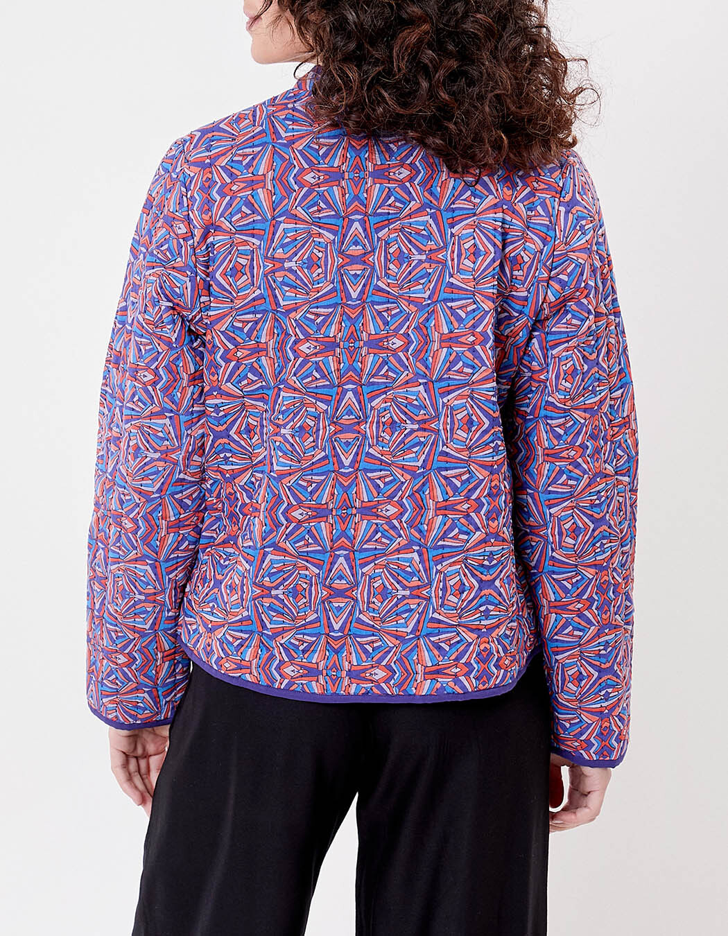 Lined quilted organic cotton jacket femme La Fiancée