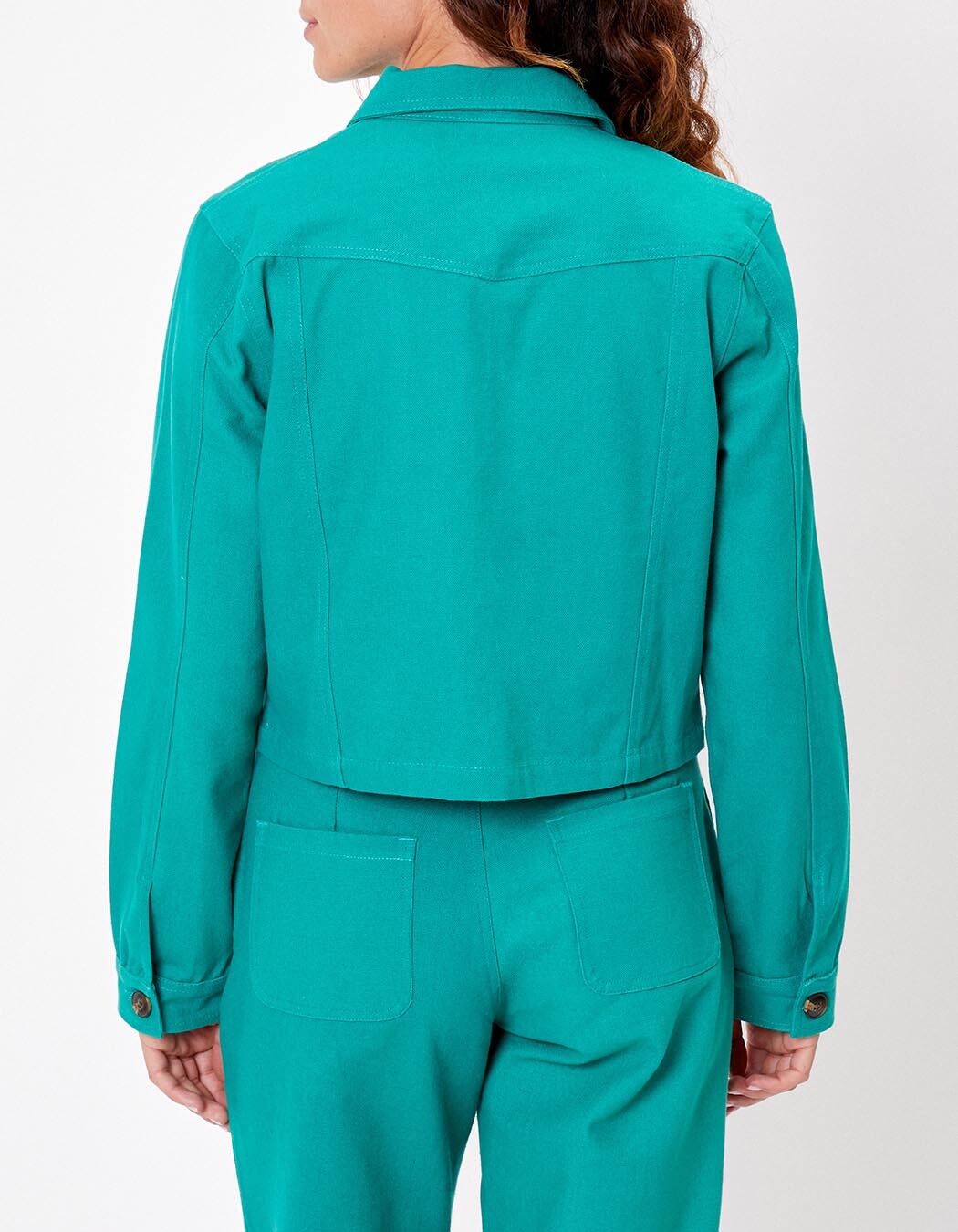 Short organic cotton jacket femme La Fiancée