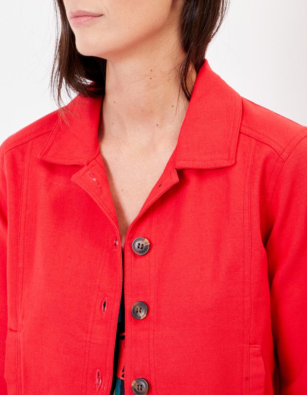Short organic cotton jacket femme La Fiancée