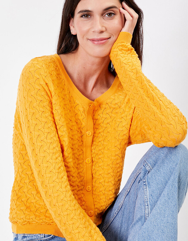 Fancy knit cardigan femme La Fianc&eacute;e