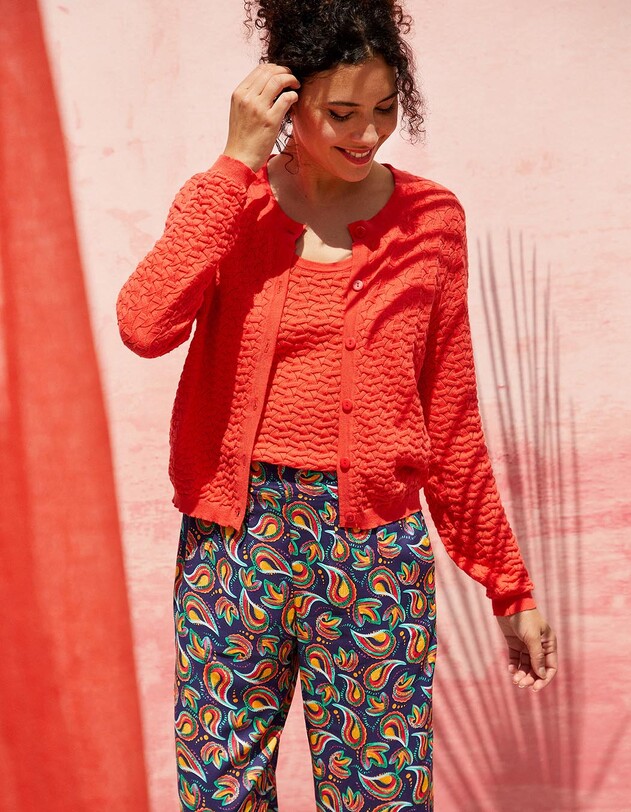 Fancy knit cardigan femme La Fianc&eacute;e