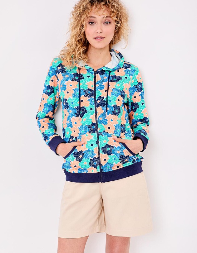 Printed organic cotton sweatshirt femme La Fianc&eacute;e