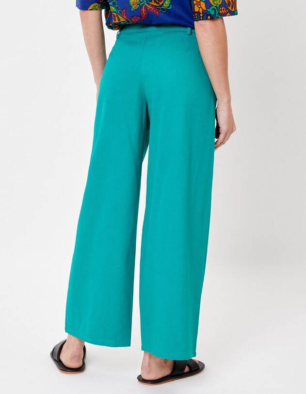 Flared 7/8 cotton pants femme La Fianc&eacute;e