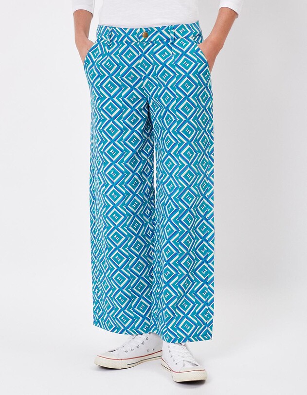 Flared 7/8 cotton pants femme La Fianc&eacute;e