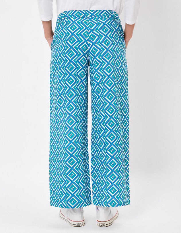Flared 7/8 cotton pants femme La Fianc&eacute;e