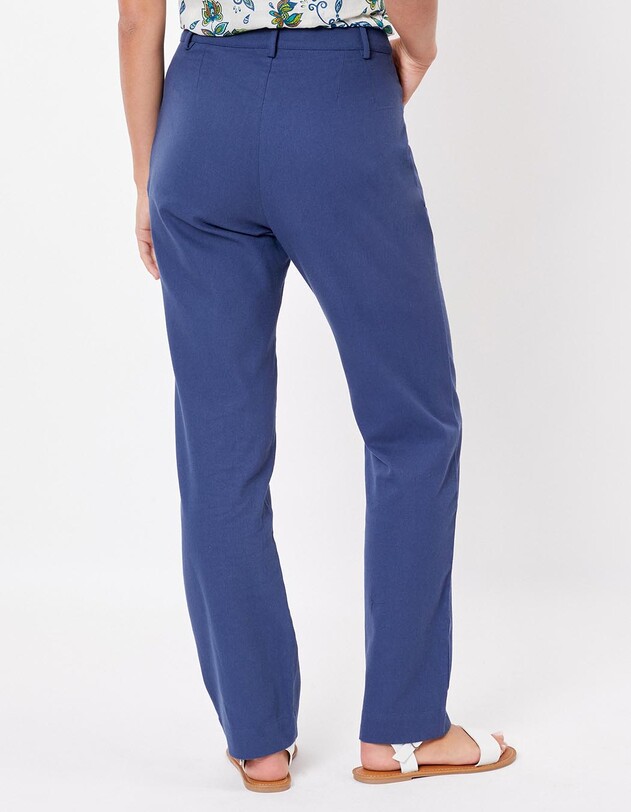 Cigarette-style cotton pants femme La Fianc&eacute;e