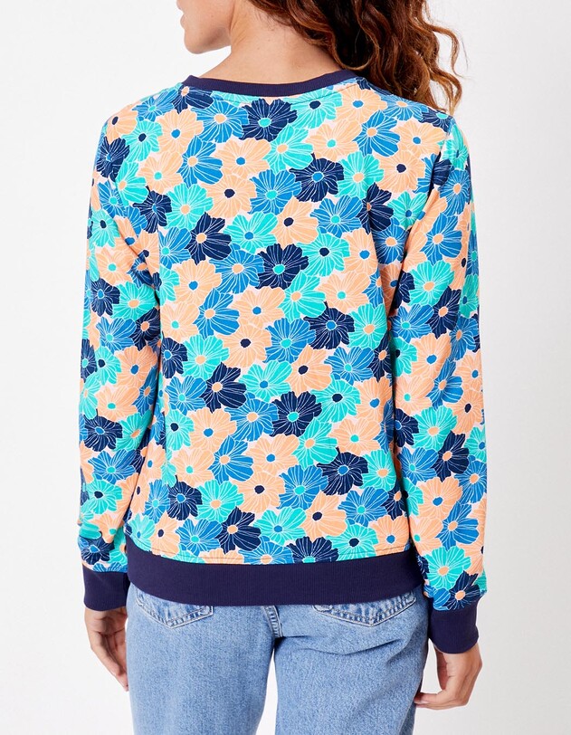 Printed organic cotton sweatshirt femme La Fianc&eacute;e