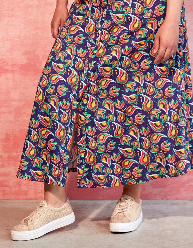 Long fluid shirt dress femme La Fianc&eacute;e