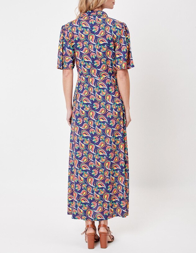 Long fluid shirt dress femme La Fianc&eacute;e