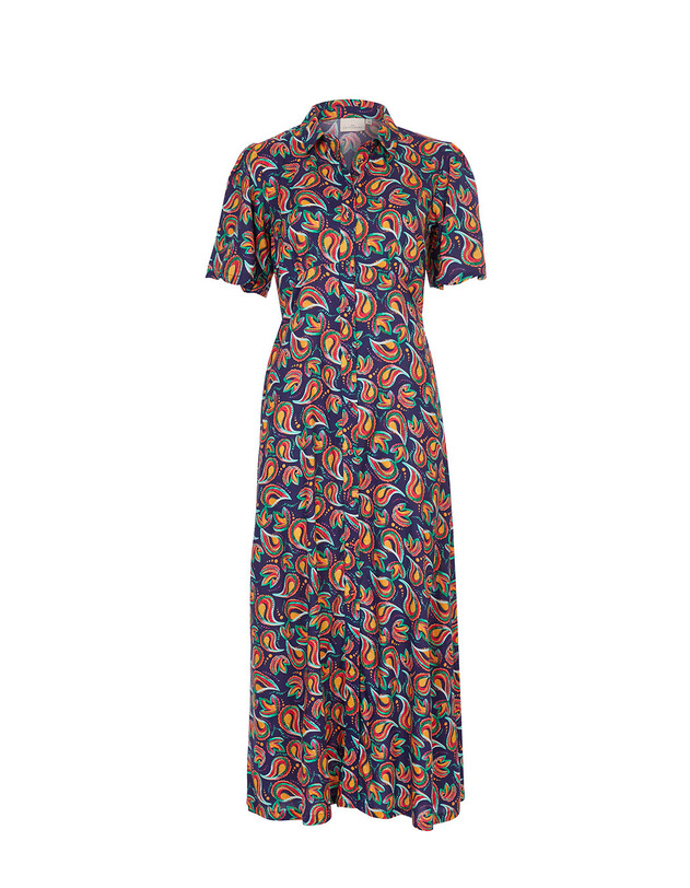 Long fluid shirt dress femme La Fianc&eacute;e
