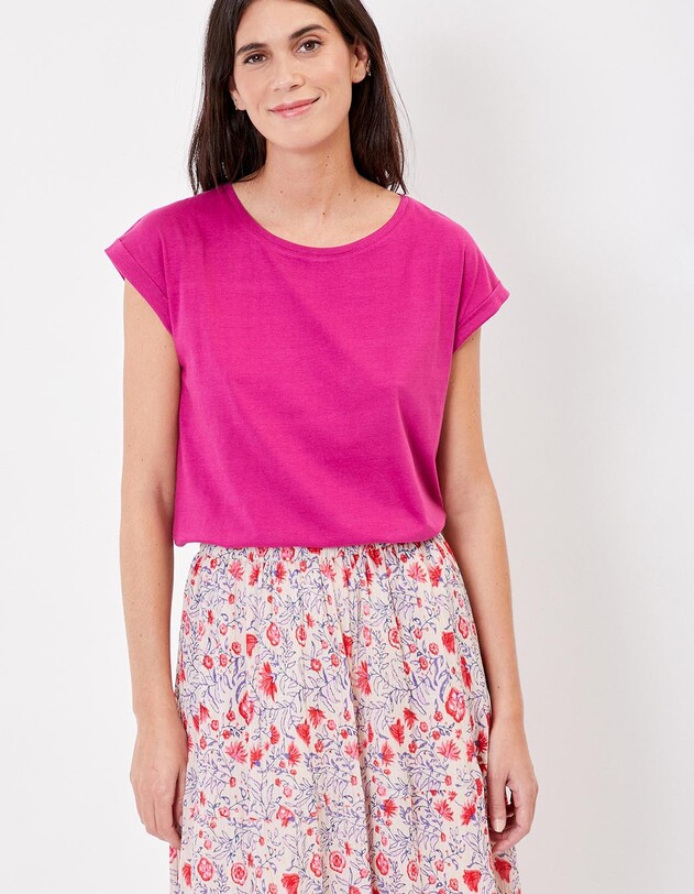 Organic cotton lace t-shirt femme La Fianc&eacute;e