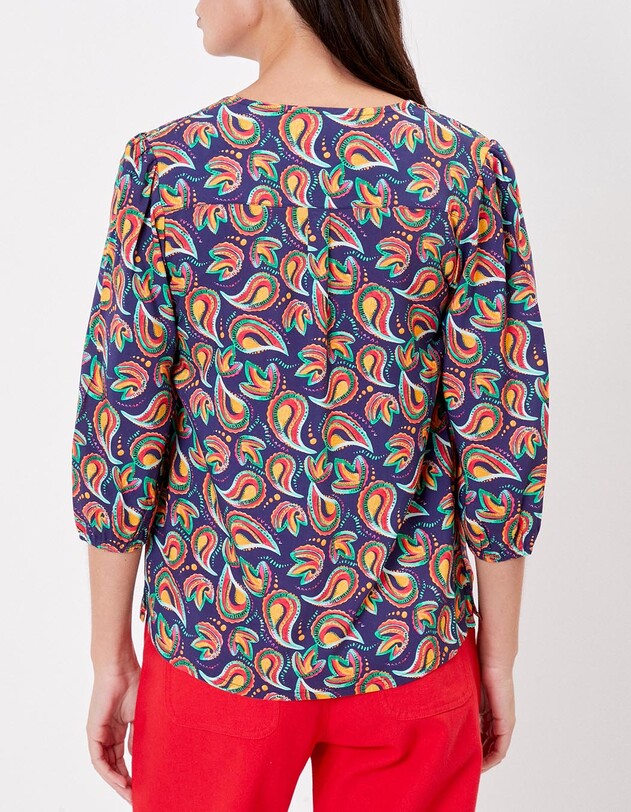 Fluid 3/4-sleeve top femme La Fianc&eacute;e