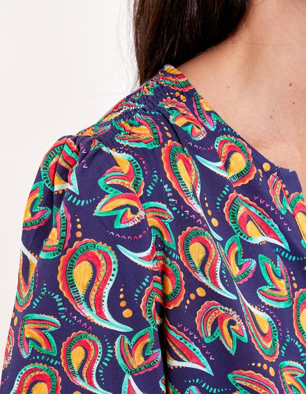 Fluid 3/4-sleeve top femme La Fianc&eacute;e