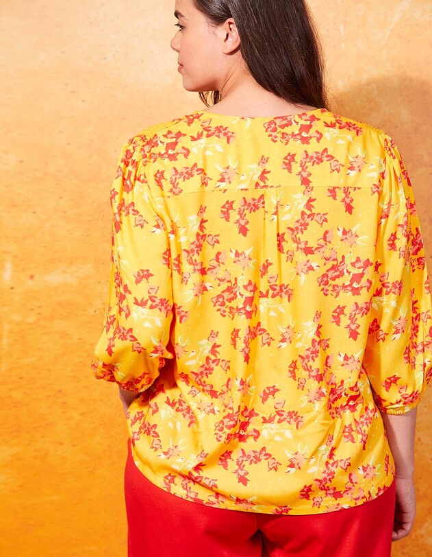 Fluid 3/4-sleeve top femme La Fianc&eacute;e
