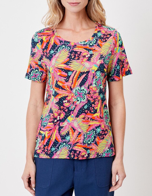 Organic cotton slub t-shirt femme La Fianc&eacute;e