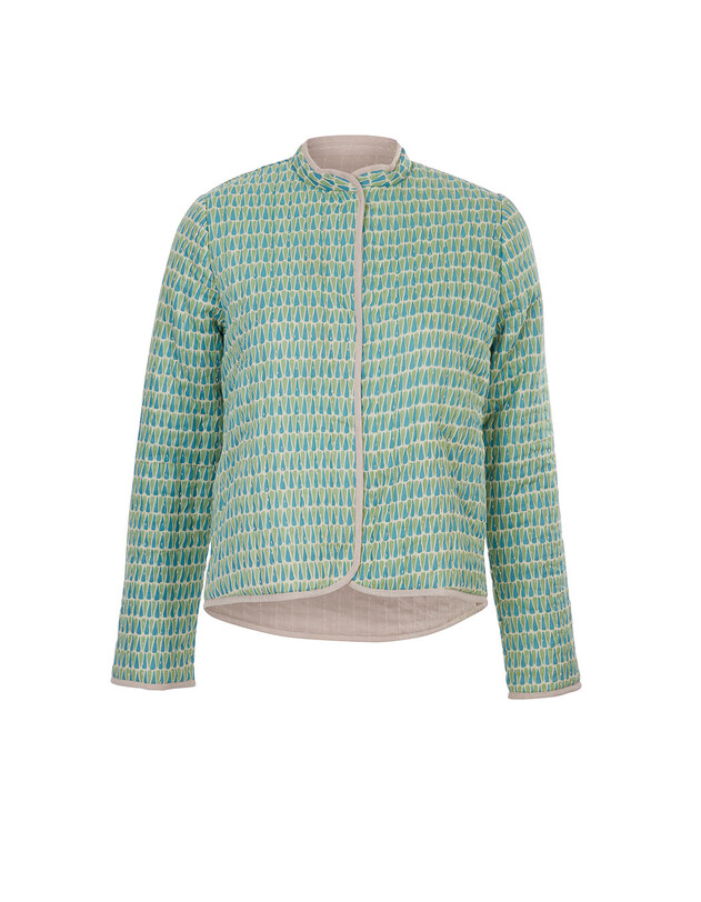 Lined quilted organic cotton jacket femme La Fianc&eacute;e