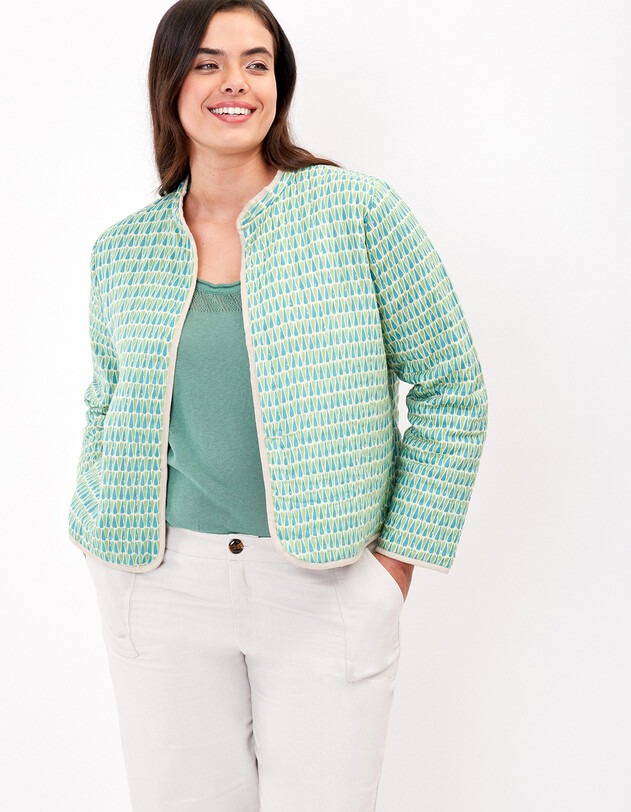 Lined quilted organic cotton jacket femme La Fianc&eacute;e