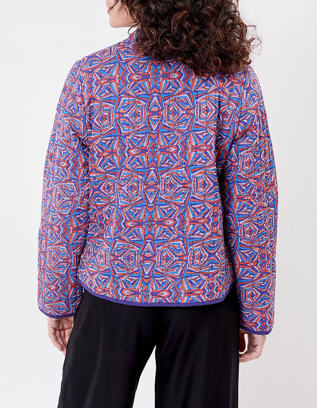 Lined quilted organic cotton jacket femme La Fianc&eacute;e