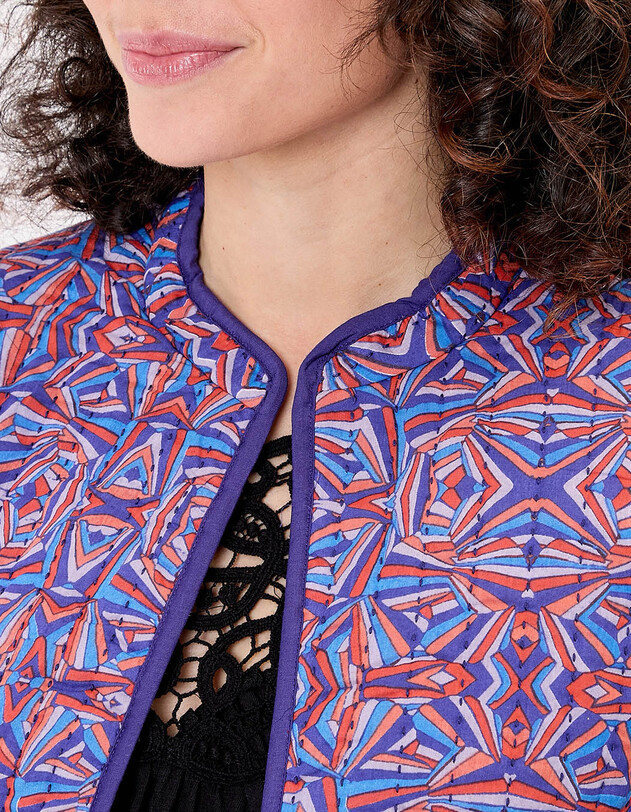 Lined quilted organic cotton jacket femme La Fianc&eacute;e