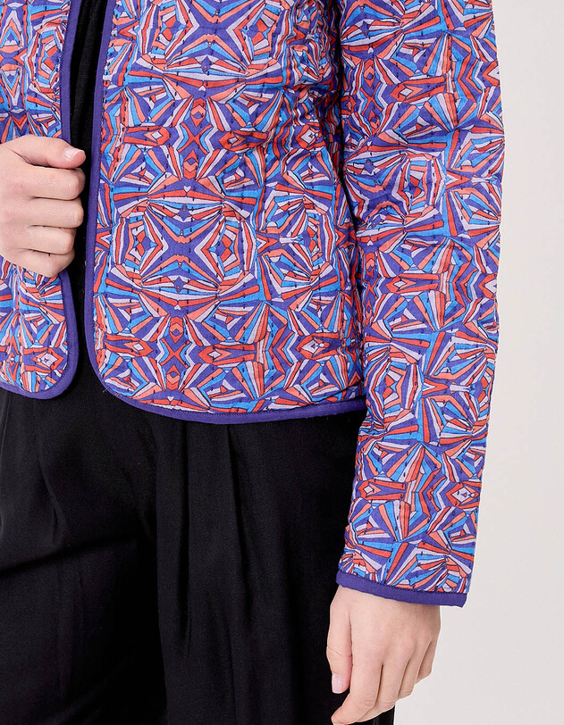 Lined quilted organic cotton jacket femme La Fianc&eacute;e