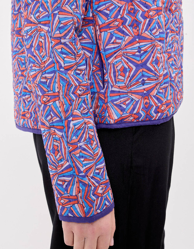Lined quilted organic cotton jacket femme La Fianc&eacute;e