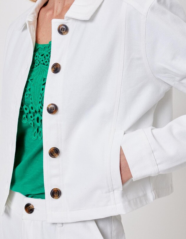 Short organic cotton jacket femme La Fianc&eacute;e