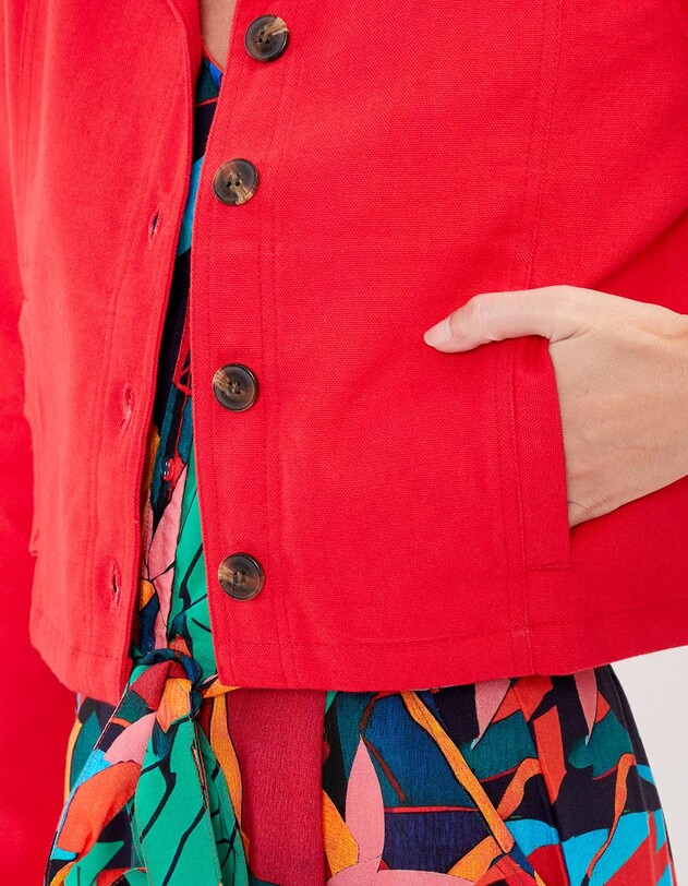 Short organic cotton jacket femme La Fianc&eacute;e