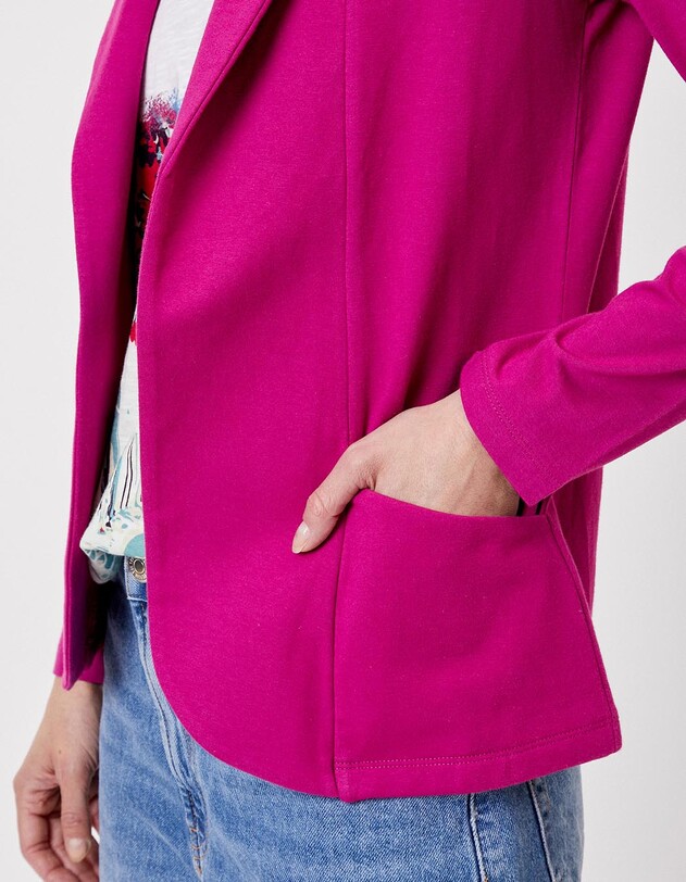 Soft organic knit jacket femme La Fianc&eacute;e
