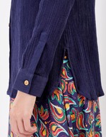 Straight organic cotton shirt femme La Fiancée