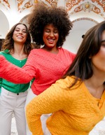 Fancy knit cardigan femme La Fianc&eacute;e