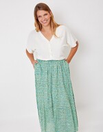 Short-sleeved knit cardigan femme La Fiancée